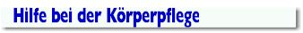 Körperpflege